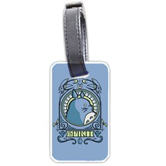 Drawing Illustration Anime Cartoon My Neighbor Totoro Luggage Tag (one Side)