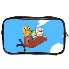 Cartoon Adventure Time Jake And Finn Toiletries Bag (one Side)