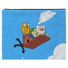 Cartoon Adventure Time Jake And Finn Cosmetic Bag (xxxl)