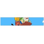 Cartoon Adventure Time Jake And Finn Large Premium Plush Fleece Scarf  Front