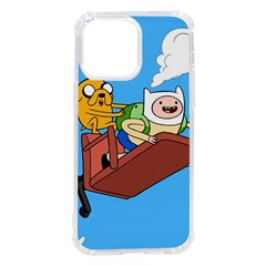 Cartoon Adventure Time Jake And Finn Iphone 14 Pro Max Tpu Uv Print Case by Sarkoni