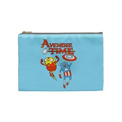 Adventure Time Avengers Age Of Ultron Cosmetic Bag (medium) by Sarkoni