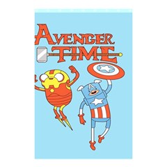 Adventure Time Avengers Age Of Ultron Shower Curtain 48  X 72  (small) 