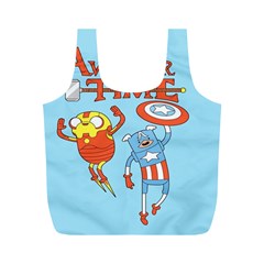 Adventure Time Avengers Age Of Ultron Full Print Recycle Bag (m)