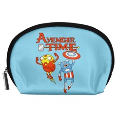 Adventure Time Avengers Age Of Ultron Accessory Pouch (large) by Sarkoni