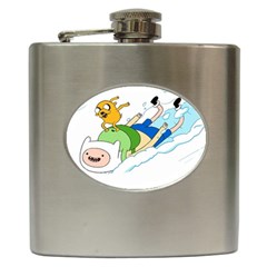 Adventure Time Finn And Jake Snow Hip Flask (6 Oz)