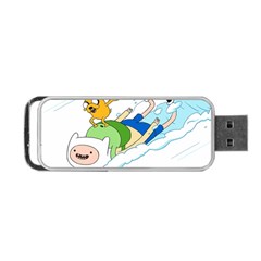 Adventure Time Finn And Jake Snow Portable Usb Flash (two Sides)