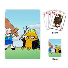 Adventure Time Finn And Jake Cartoon Network Parody Playing Cards Single Design (rectangle)