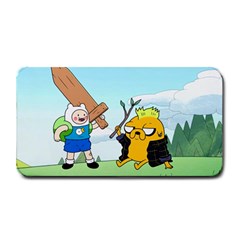 Adventure Time Finn And Jake Cartoon Network Parody Medium Bar Mat