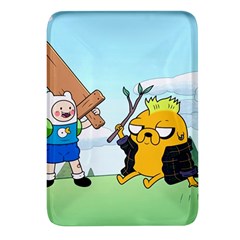 Adventure Time Finn And Jake Cartoon Network Parody Rectangular Glass Fridge Magnet (4 Pack)