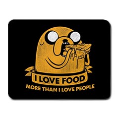 Adventure Time Jake  I Love Food Small Mousepad