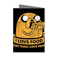 Adventure Time Jake  I Love Food Mini Greeting Cards (Pkg of 8)