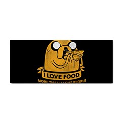 Adventure Time Jake  I Love Food Hand Towel