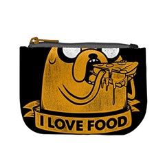 Adventure Time Jake  I Love Food Mini Coin Purse