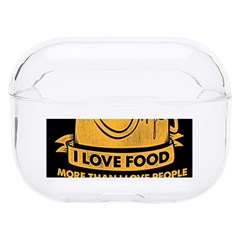 Adventure Time Jake  I Love Food Hard PC AirPods Pro Case