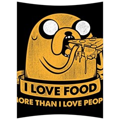 Adventure Time Jake  I Love Food Back Support Cushion