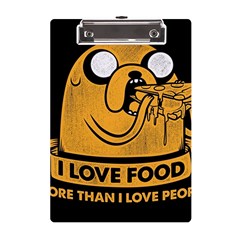 Adventure Time Jake  I Love Food A5 Acrylic Clipboard