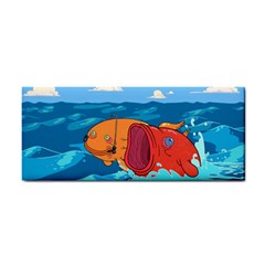 Adventure Time Fish Landscape Hand Towel