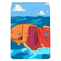 Adventure Time Fish Landscape Removable Flap Cover (l)