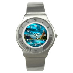 Artistic Fantasy Psychedelic Stainless Steel Watch