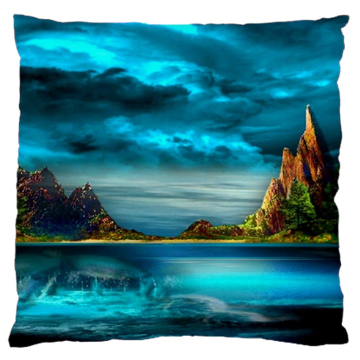 Artistic Fantasy Psychedelic Large Cushion Case (One Side)