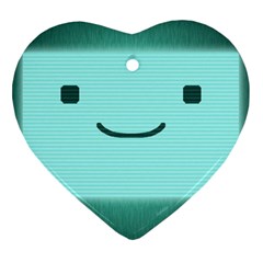 Adventure Time Bmo Heart Ornament (two Sides)