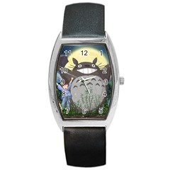 Illustration Anime Cartoon My Neighbor Totoro Barrel Style Metal Watch