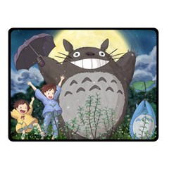 Illustration Anime Cartoon My Neighbor Totoro Fleece Blanket (small)