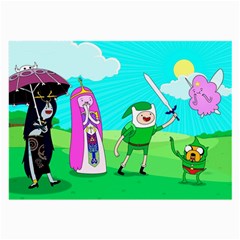 Adventure Time The Legend Of Zelda Parody Large Glasses Cloth