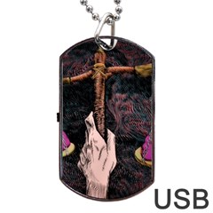 Jujutsu Kaisen Heart Design Heart Psychedelic Anime Hands Dog Tag Usb Flash (two Sides)