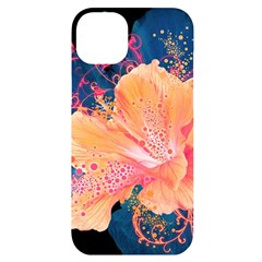 Abstract Art Artistic Bright Colors Contrast Flower Nature Petals Psychedelic Iphone 14 Plus Black Uv Print Case by Sarkoni