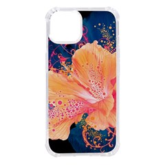 Abstract Art Artistic Bright Colors Contrast Flower Nature Petals Psychedelic Iphone 14 Tpu Uv Print Case