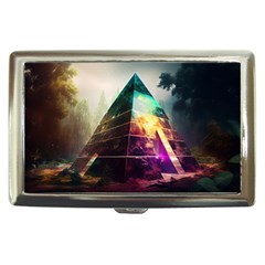 Tropical Forest Jungle Ar Colorful Midjourney Spectrum Trippy Psychedelic Nature Trees Pyramid Cigarette Money Case