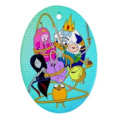 Adventure Time Cartoon Ornament (Oval)