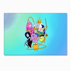 Adventure Time Cartoon Postcard 4 x 6  (pkg Of 10)