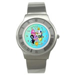 Adventure Time Cartoon Stainless Steel Watch Front