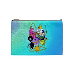 Adventure Time Cartoon Cosmetic Bag (Medium)