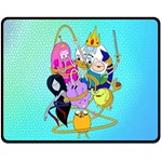 Adventure Time Cartoon Fleece Blanket (Medium) 60 x50  Blanket Front