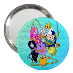 Adventure Time Cartoon 3  Handbag Mirrors