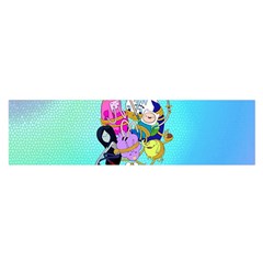 Adventure Time Cartoon Oblong Satin Scarf (16  x 60 )