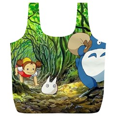 Anime My Neighbor Totoro Jungle Full Print Recycle Bag (xl)