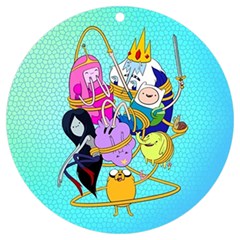 Adventure Time Cartoon UV Print Acrylic Ornament Round