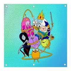 Adventure Time Cartoon Banner and Sign 3  x 3 