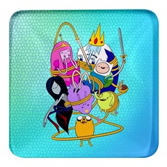 Adventure Time Cartoon Square Glass Fridge Magnet (4 pack)