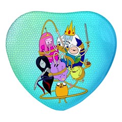 Adventure Time Cartoon Heart Glass Fridge Magnet (4 Pack) by Sarkoni