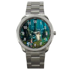 Anime My Neighbor Totoro Jungle Natural Sport Metal Watch