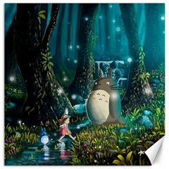 Anime My Neighbor Totoro Jungle Natural Canvas 12  X 12 