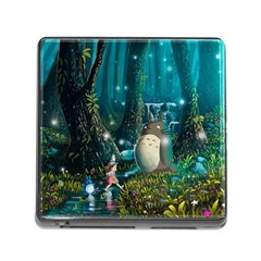 Anime My Neighbor Totoro Jungle Natural Memory Card Reader (square 5 Slot)