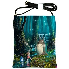 Anime My Neighbor Totoro Jungle Natural Shoulder Sling Bag