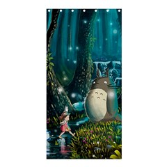 Anime My Neighbor Totoro Jungle Natural Shower Curtain 36  X 72  (stall) 